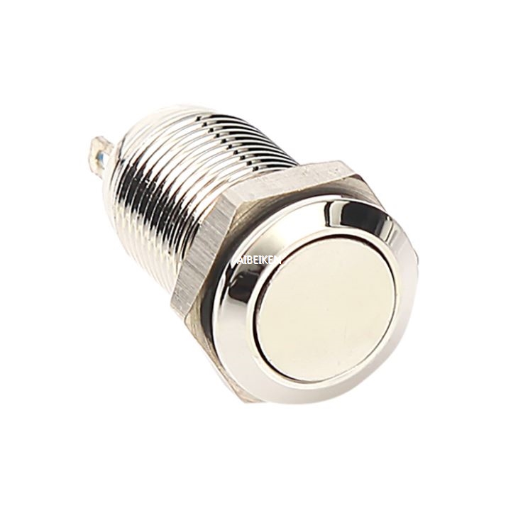 10mm Waterproof No NC Push Button Switch
