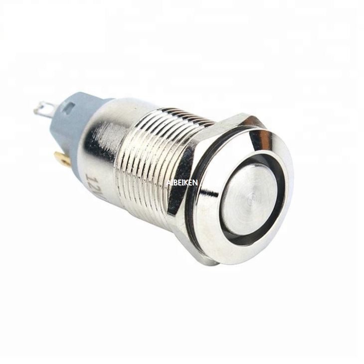 12mm Latching LED Push Button Switch