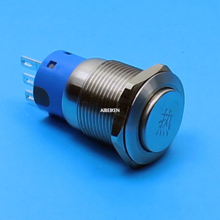 19mm Stainless Steel Push Button Switch