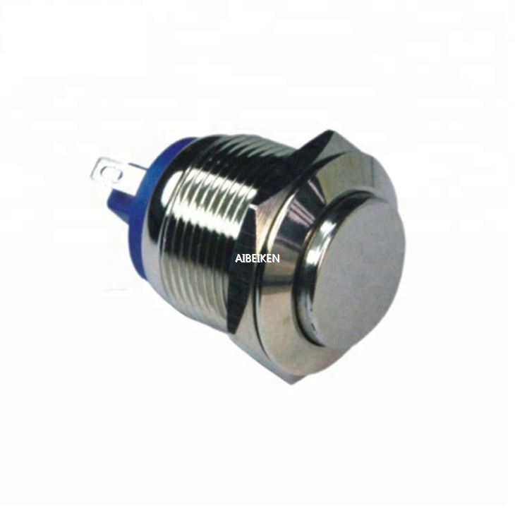 19mm Waterproof Metal Push Button Switch