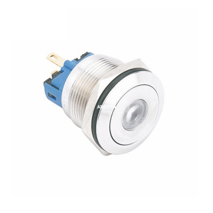 22mm Panel Mount Waterproof Pilot Light Lamp