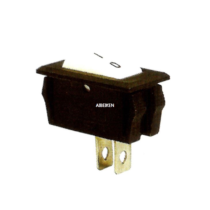 2Pins White Button Rocker Switch
