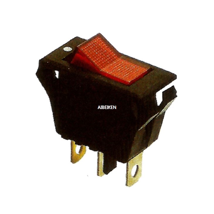 3Pins On Off Rocker Switch