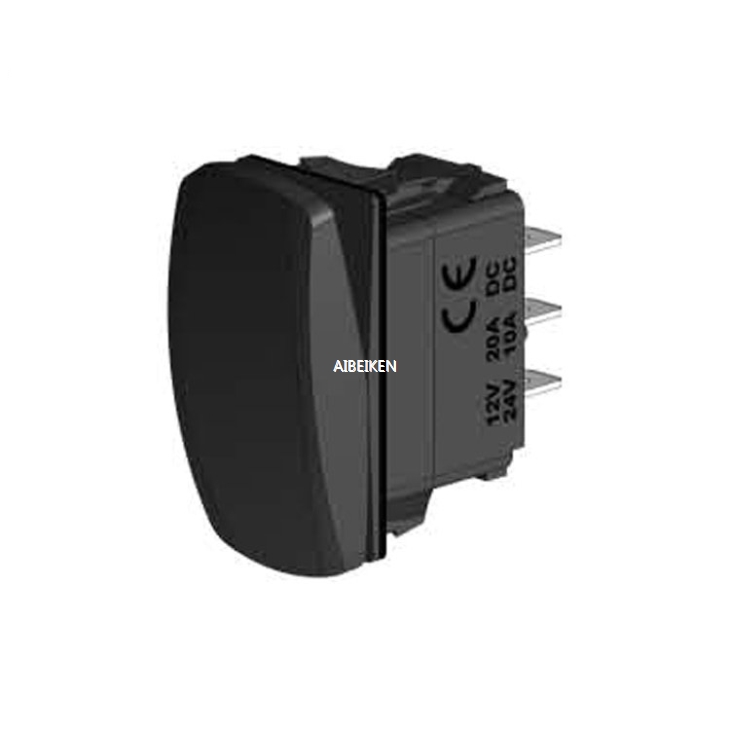 6P Non-illuminated 24V Carling T125 Rocker Switch