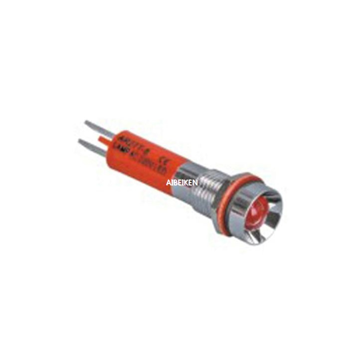 8mm Green Red Yellow Lamp 48Volt