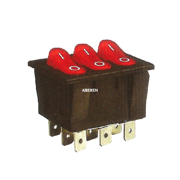 9Pins ON-OFF Big Rocker Switch