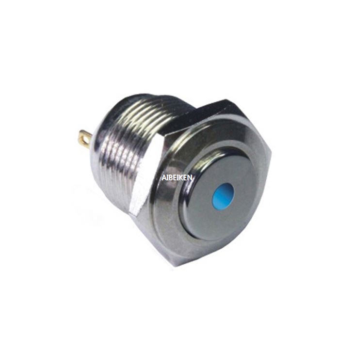 High Head 16mm Metal Pilot Light Lamp