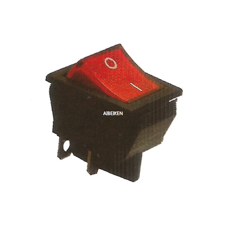 ON-OFF 4Pins 220V/12V Rocker Switch Lighted