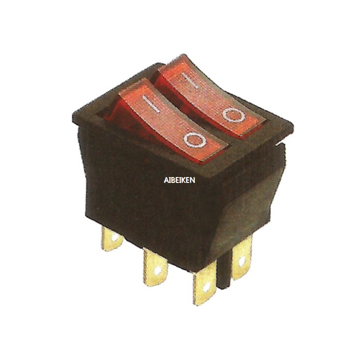 ON-OFF 6 Pins Rocker Switch