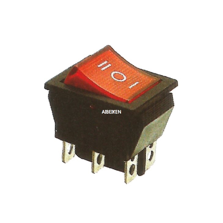 On Off On Illuminated Rocker Switch