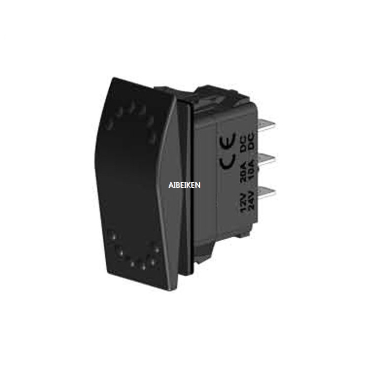 ON-ON 4P Illuminated IP68 Marine Boat Rocker Switch