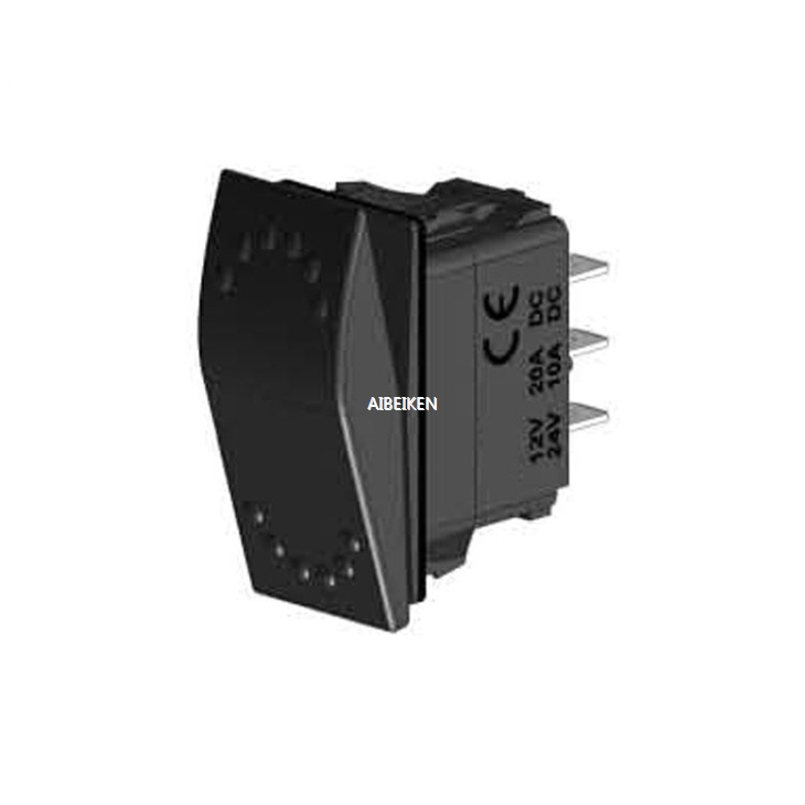 SPST (ON)-OFF 2P Non-illuminated Carling Rocker Switch