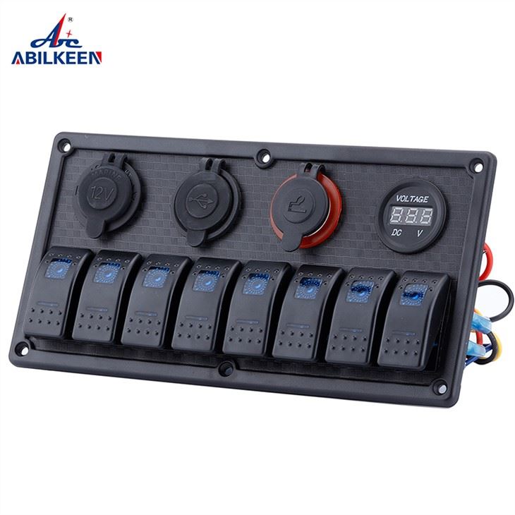 12 Gang Marine Rocker Switch