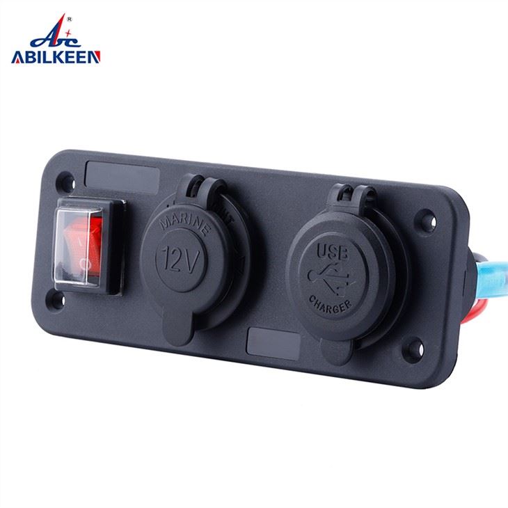 3 Gang Led Rocker Switch