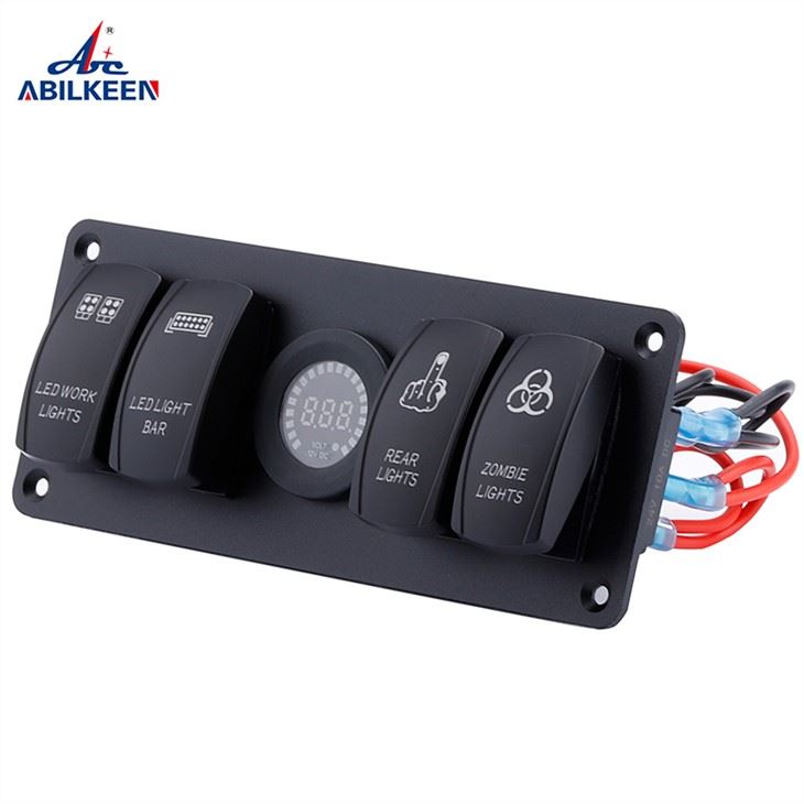 5 Gang Rocker Switch Wiring Diagram