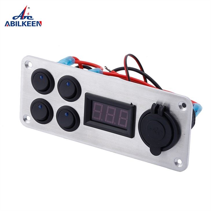 6 Gang Led Rocker Switch