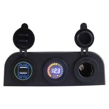 Car Cigarette Lighter Socket Tent Three Hole