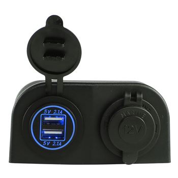 Car Cigarette Lighter Socket Tent Two Hole