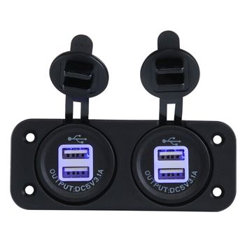 Double Socket USB