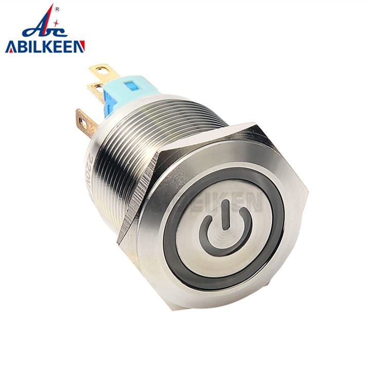 25mm Push Button Lamp Light Switch