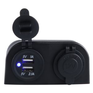 12V Car Cigarette Lighter Socket with Cap